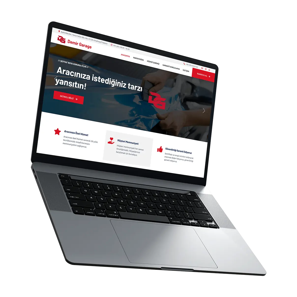 Demir Garage - Web Tasarım Qr Menü
