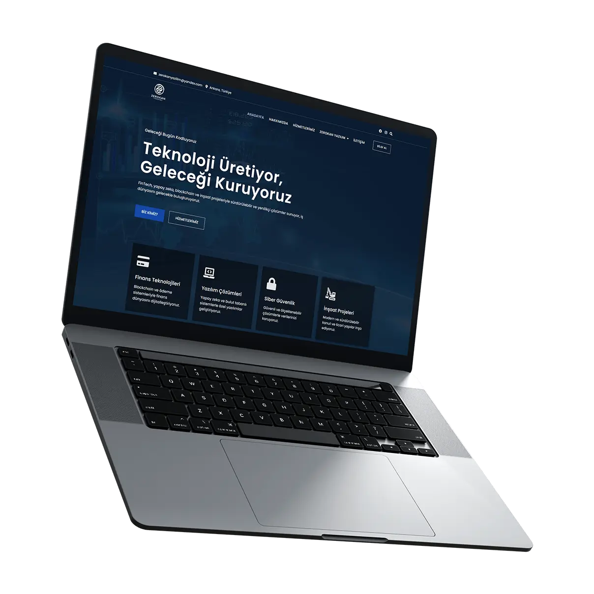 Zerokan Holding Web Tasarımı